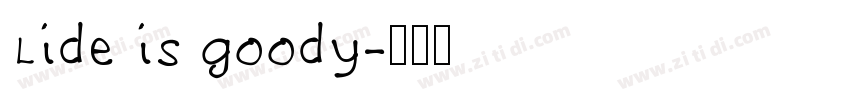 Life is goofy字体转换